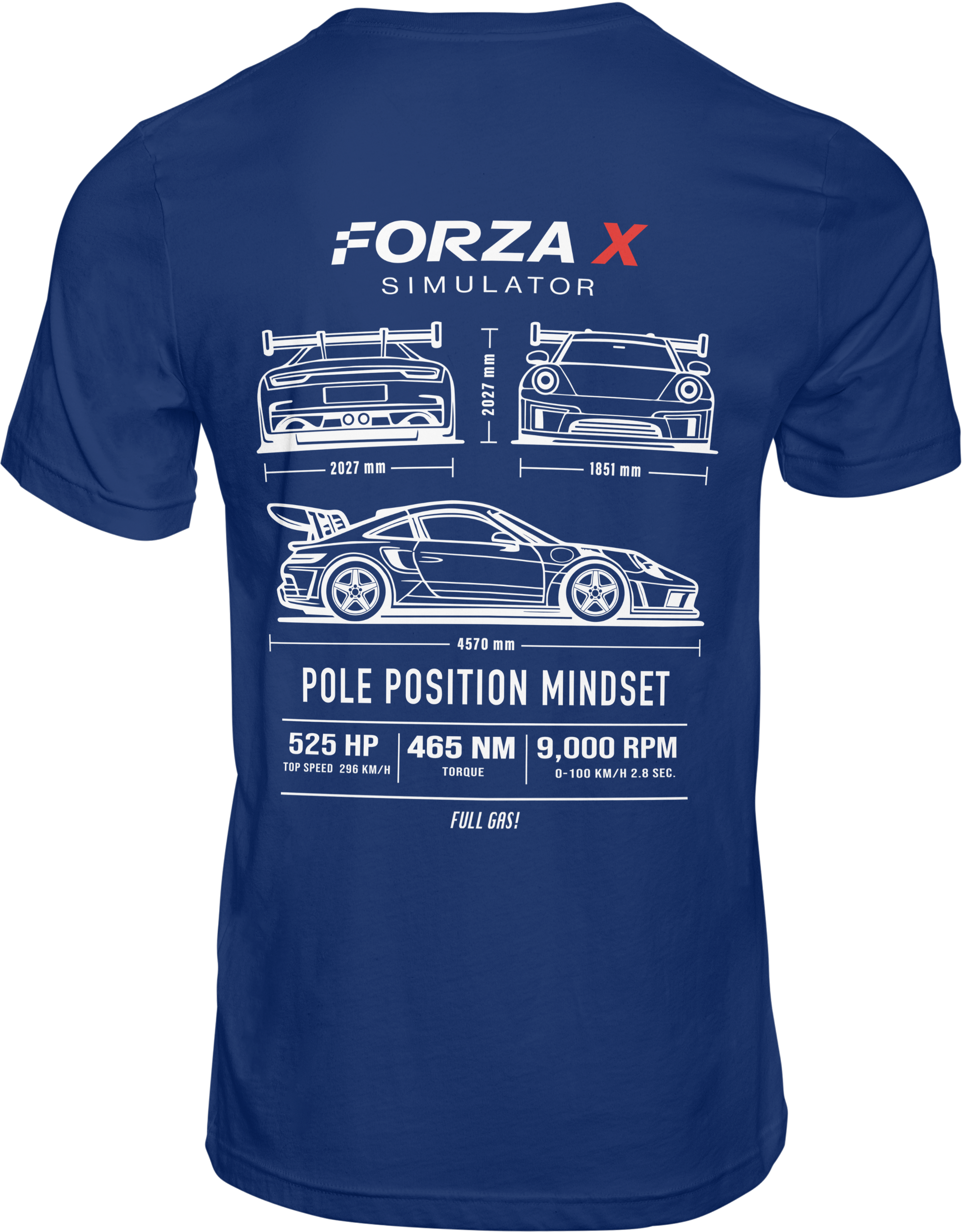 FXS GT T-Shirt Azul-1