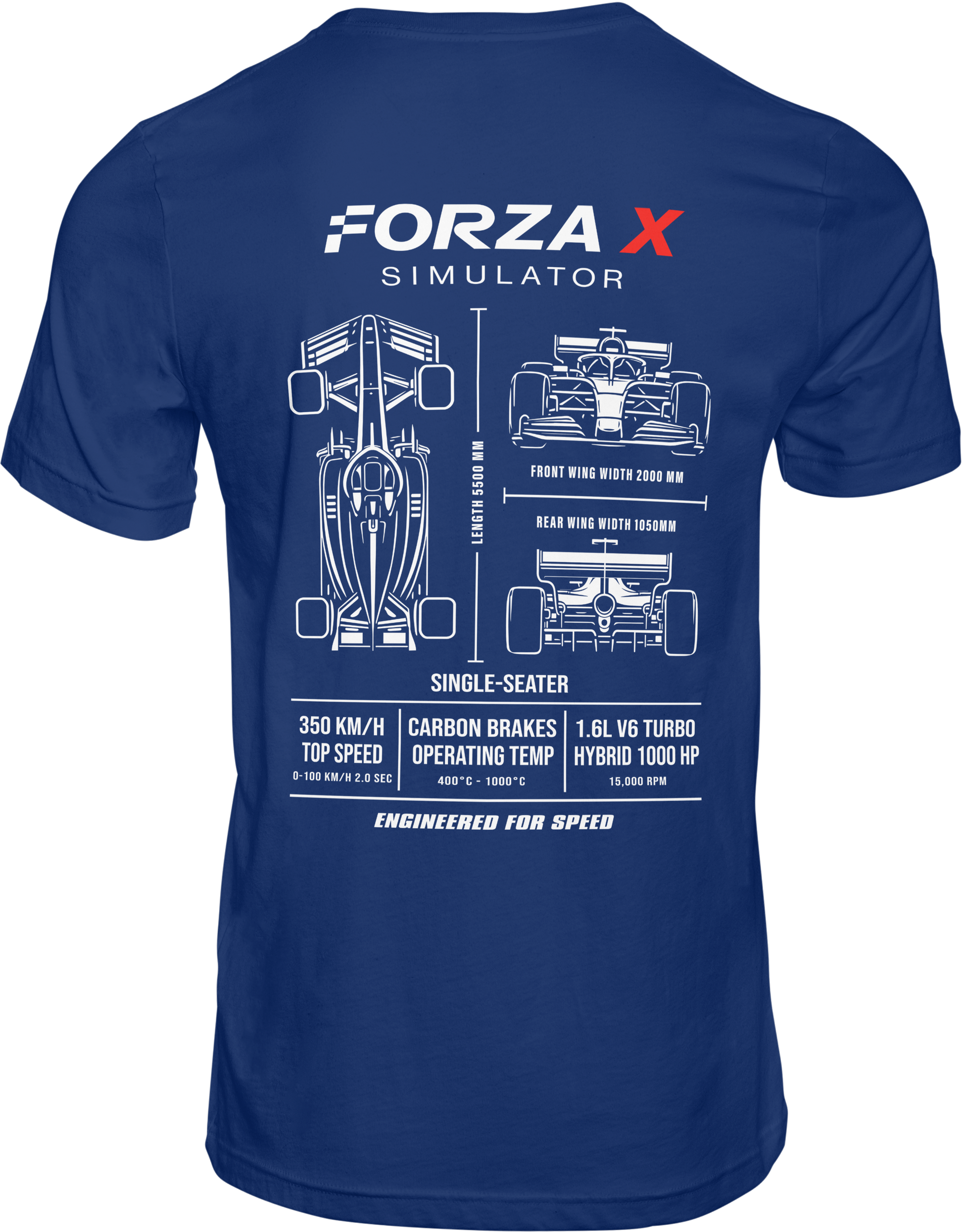 FXS Mono T-Shirt Azul-1