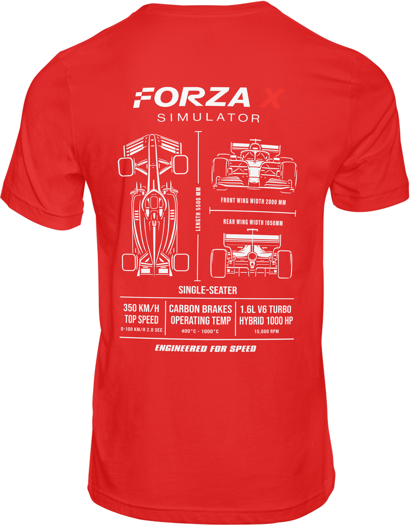 FXS Mono T-Shirt Rojo-1
