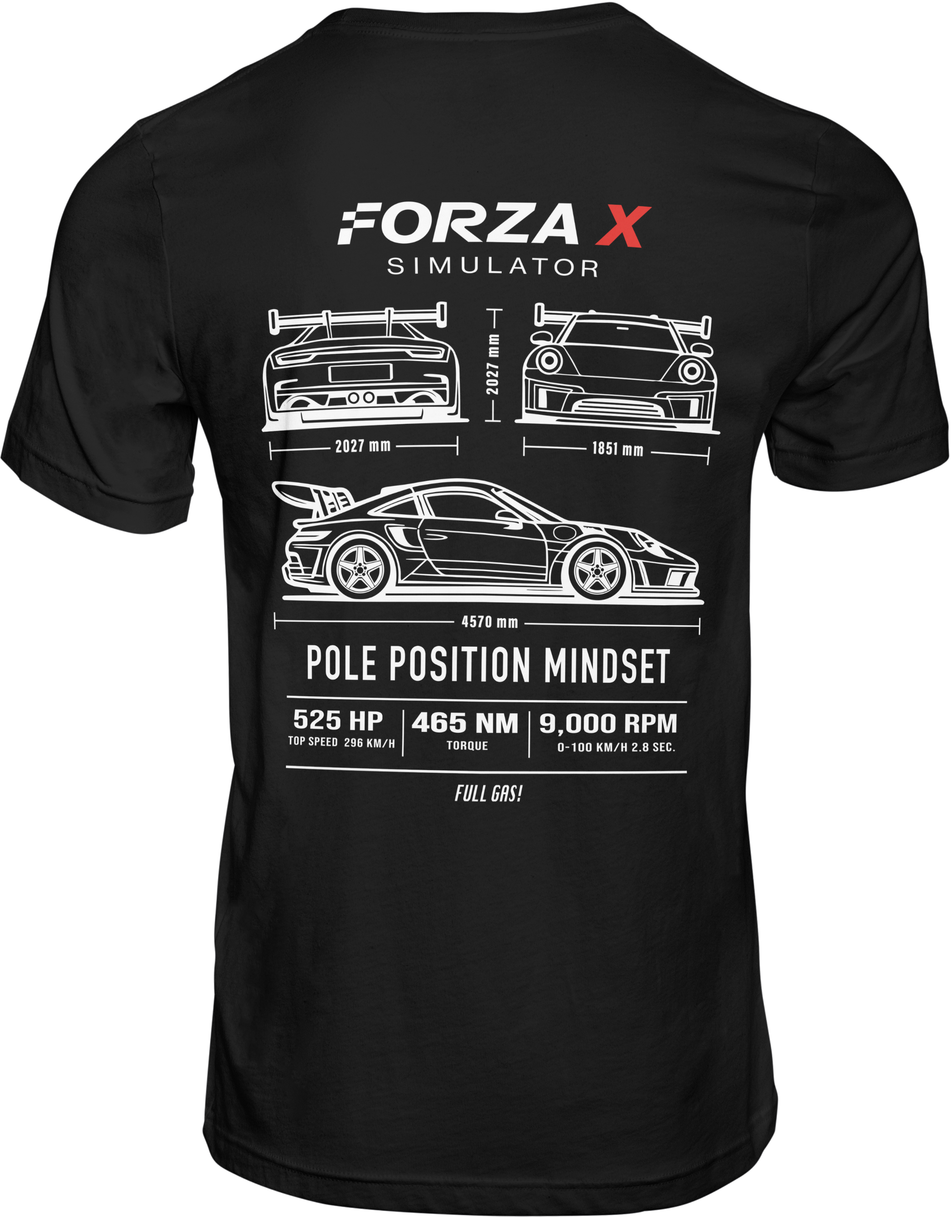 FXS GT T-Shirt Negro-1