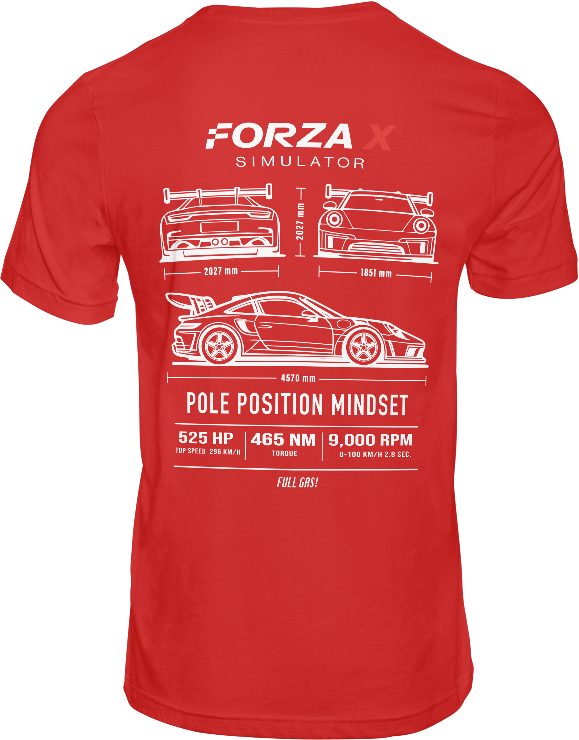 FXS GT T-Shirt Rojo-1