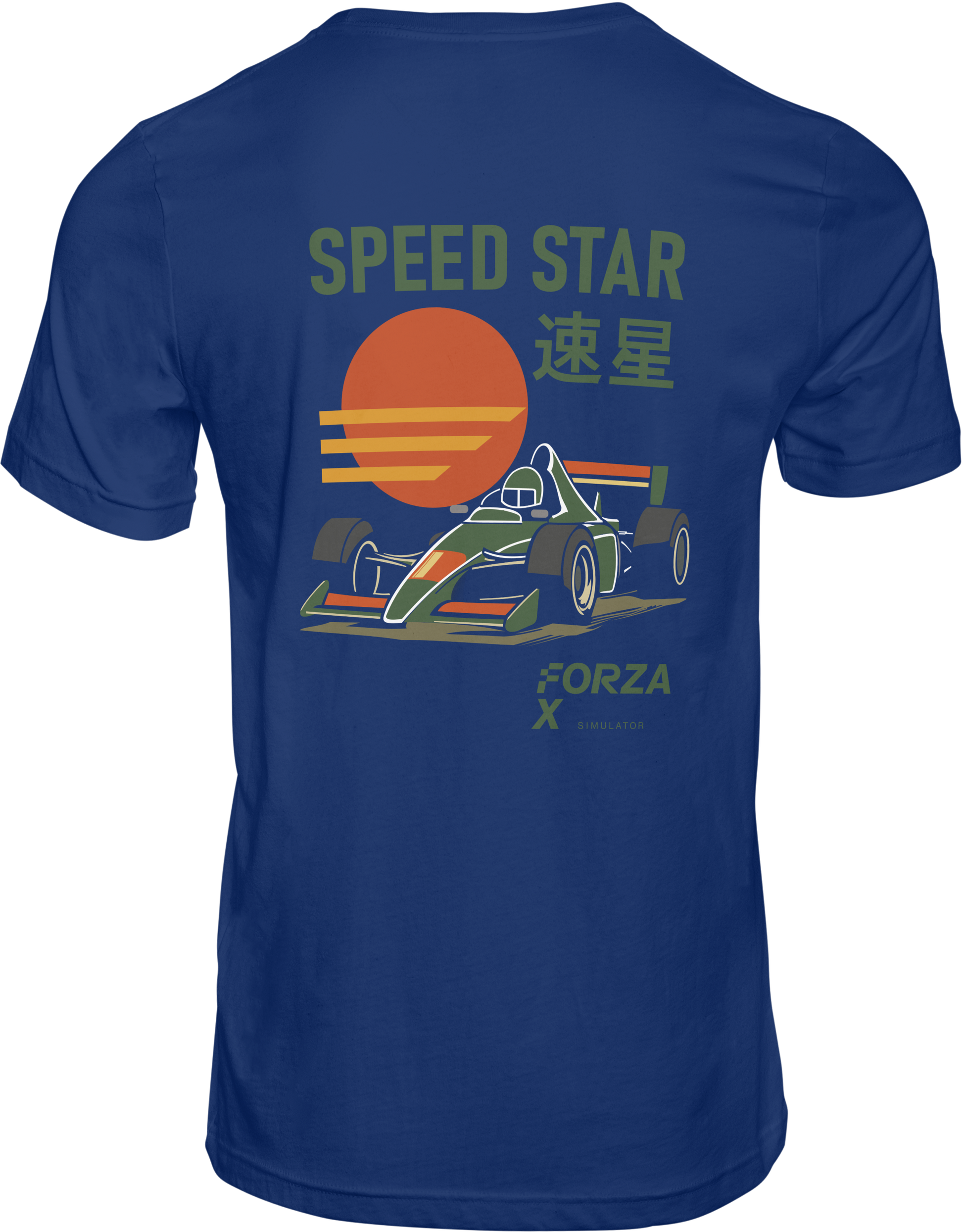 FXS Speed Star Azul T-Shirts-1