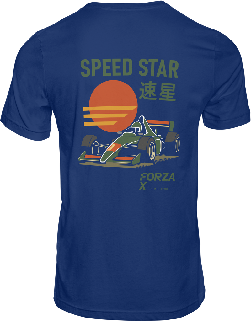 FXS Speed Star Azul T-Shirts-1